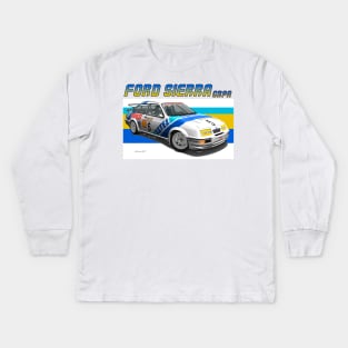 GrA Ford Sierra RS Cosworth Kids Long Sleeve T-Shirt